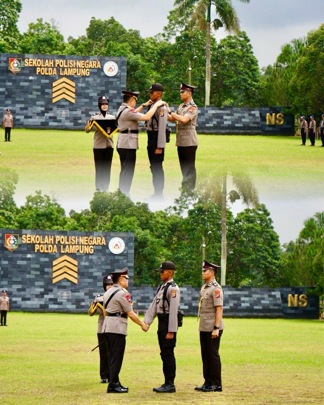  KAPOLDA LAMPUNG PIMPIN UPACARA PEMBUKAAN DIKTUK BINTARA POLRI T.A. 2025 DI SPN POLDA LAMPUNG