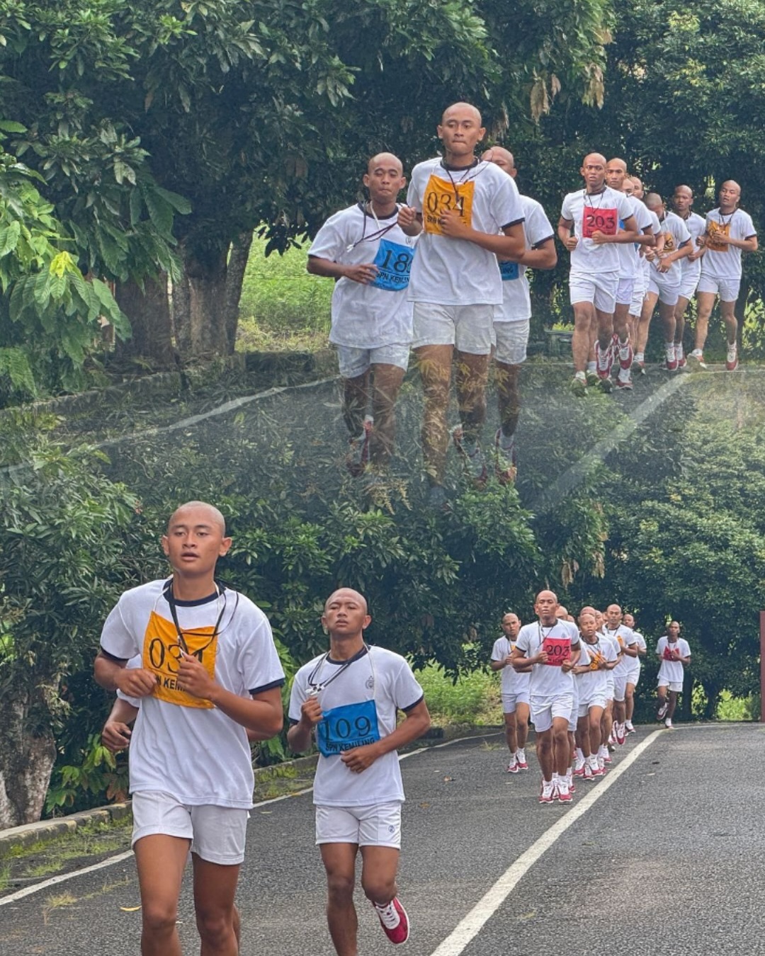  SPN POLDA LAMPUNG LAKSANAKAN UJI KESAMAPTAAN JASMANI BAGI PESERTA DIDIK