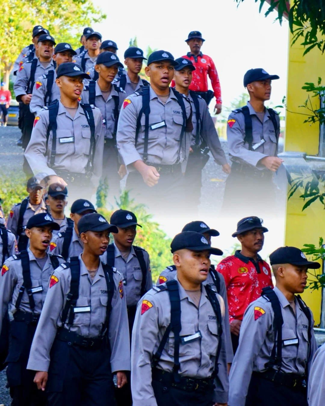  SISWA DIKTUKBA POLRI T.A. 2025 BATALYON LAKSANA HANTARA SANTIKA LAKSANAKAN EKSPEDISI DARAT