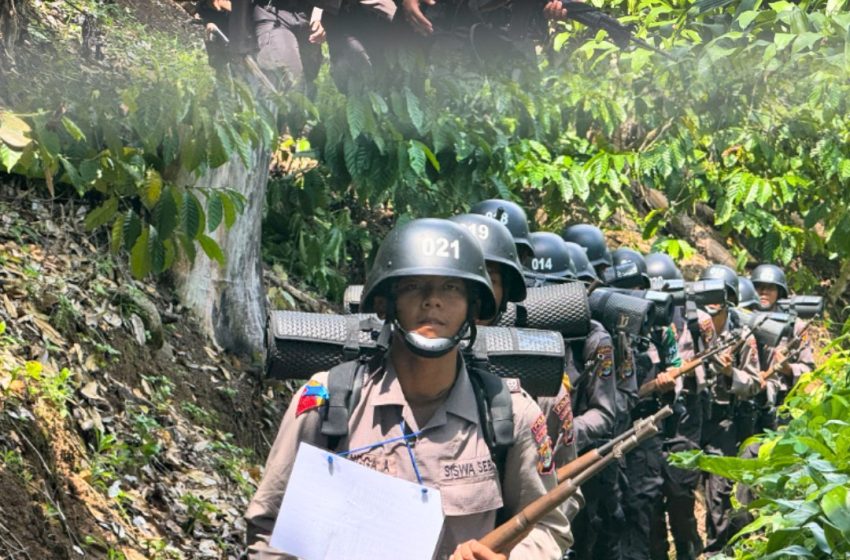  OUTBOND DAN LONGMARS DALAM RANGKA TUPDASBHARA SISWA DIKTUKBA POLRI T.A. 2025