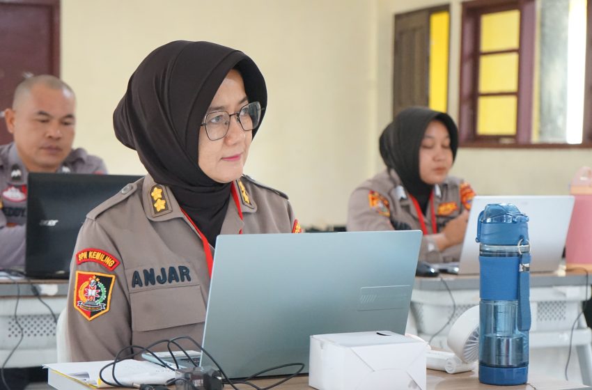  RANGKAIAN SERTIFIKASI KOMPETENSI GADIK 2026: PESERTA DI SPN POLDA LAMPUNG TUNTASKAN PEMBUATAN PRODUK PEMBELAJARAN