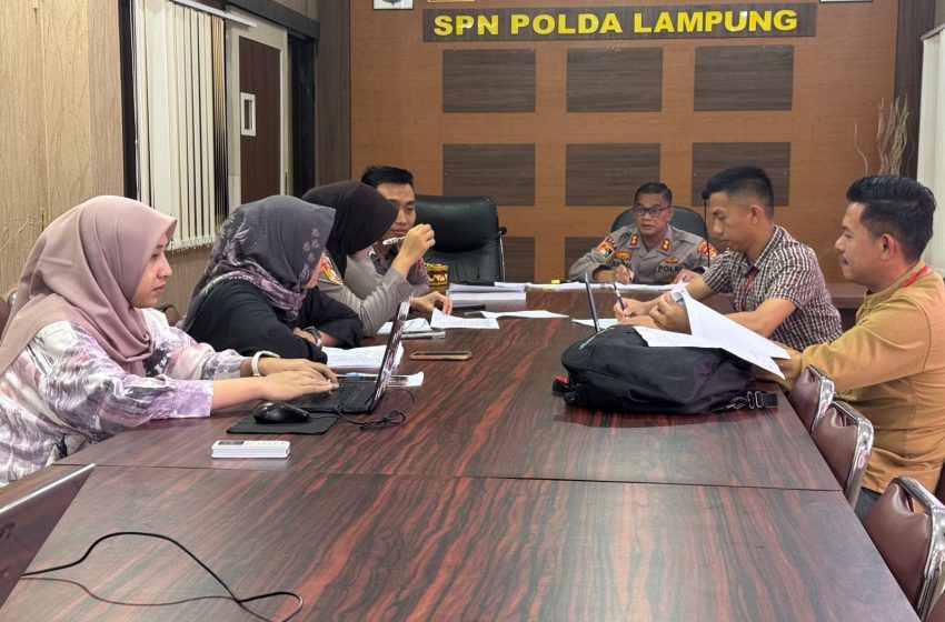  EVALUASI MENDALAM: SPN POLDA LAMPUNG GELAR ANEV HASIL TEMUAN PENILAIAN ZONA INTEGRITAS GUNA TINGKATKAN MUTU LAYANAN