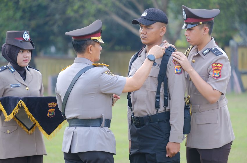  RESMI DIBUKA, 102 CALON BINTARA POLRI T.A. 2026 MULAI MENEMPUH PENDIDIKAN DI SPN POLDA LAMPUNG
